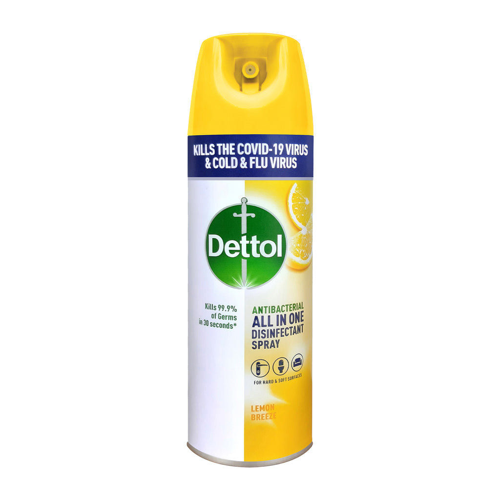 Dettol Disinfectant Spray Lemon Breeze 450ml