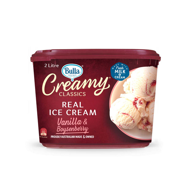 Bulla Creamy Classics Vanilla And Boysenberry Flavor 2L (highest price)
