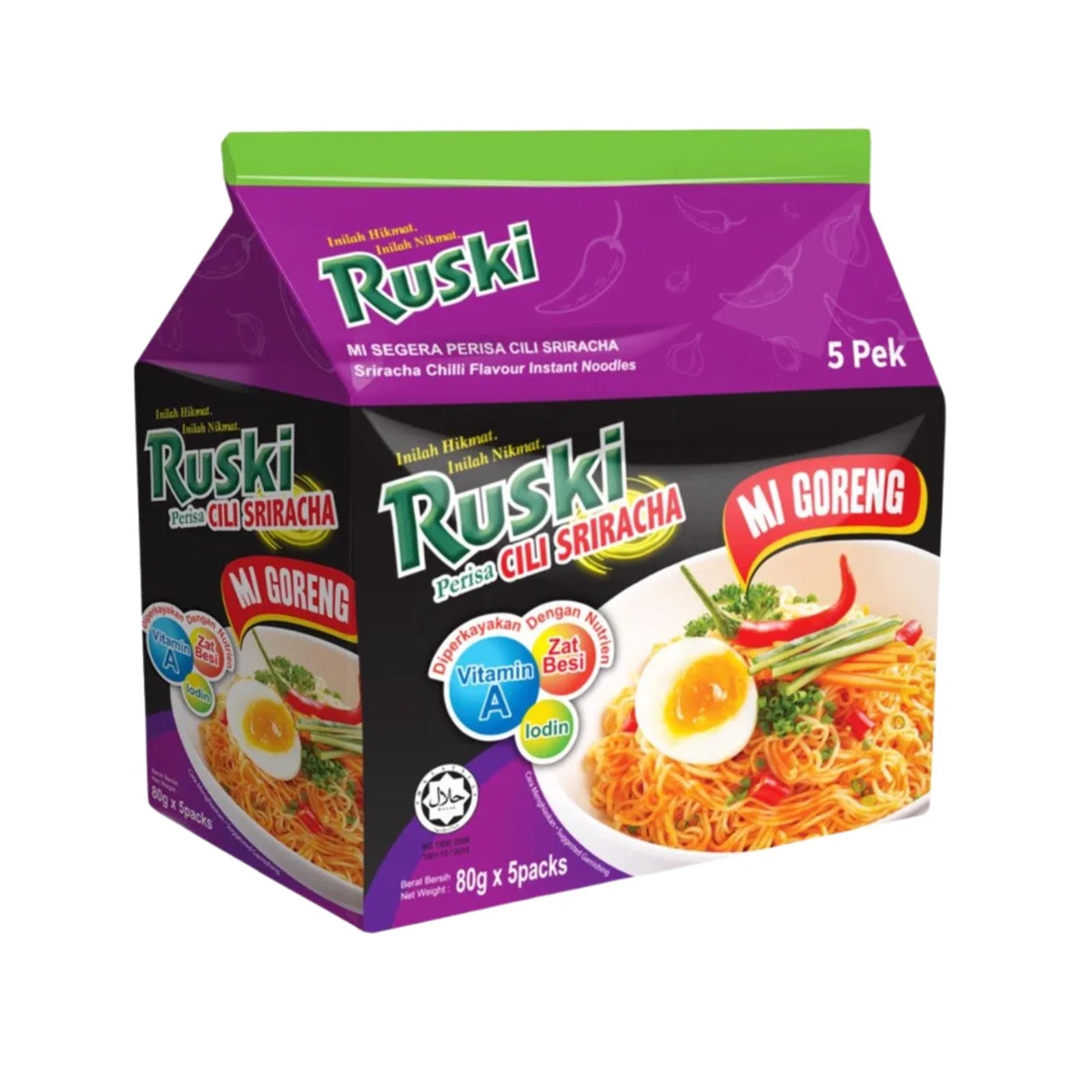 RUSKI PERISA CILI SRIRACHA 5'SX80G