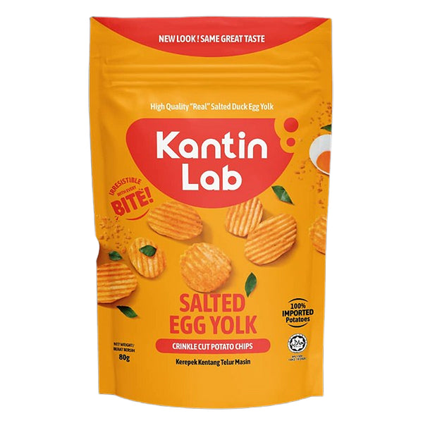 Kantin Lab Salted Egg Crinkle Cut Chips 80g (highest price)