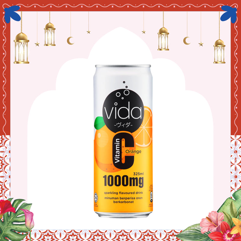 Vida C Orange Sparkling Flavoured Drink 325ml