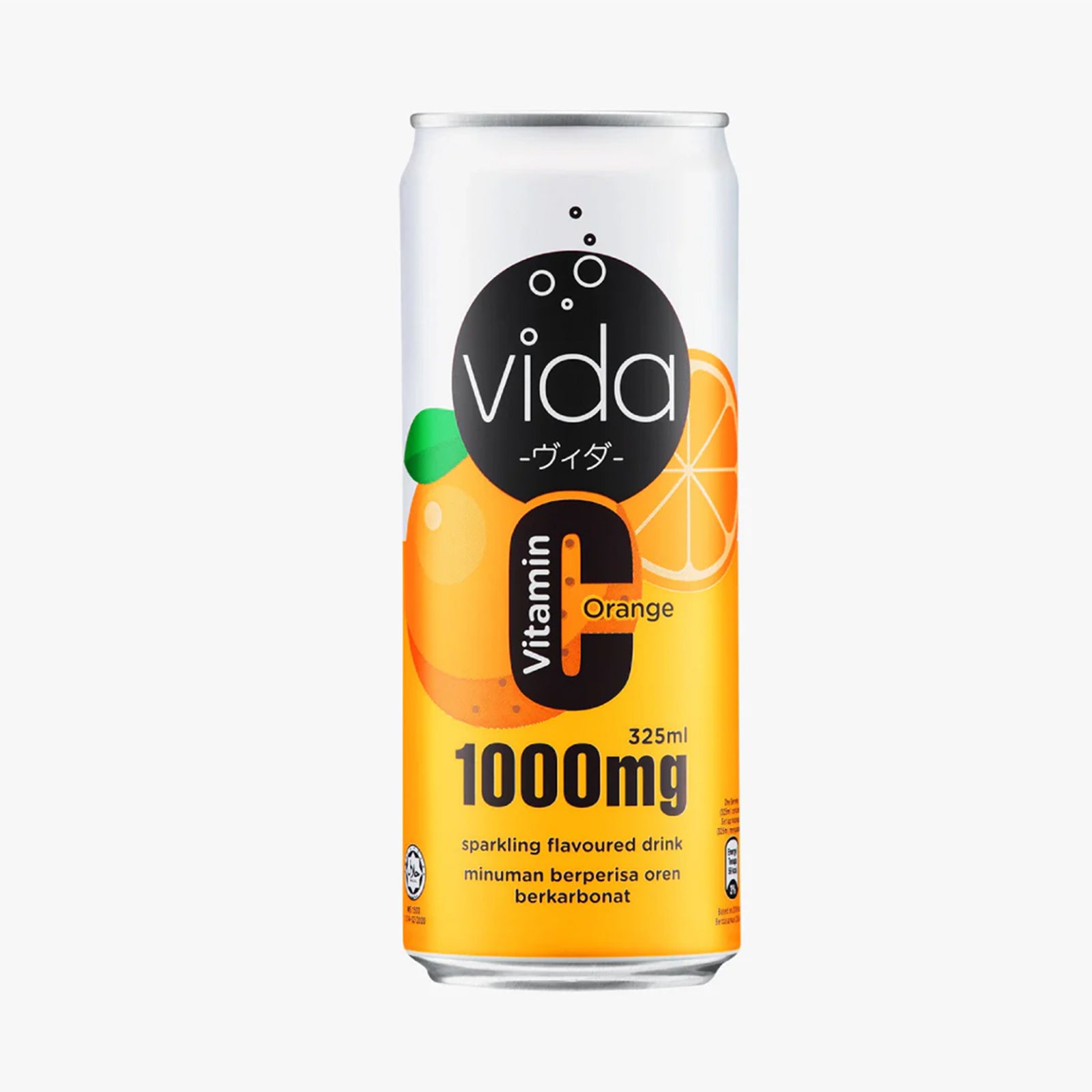 Vida C Orange Sparkling Flavoured Drink 325ml