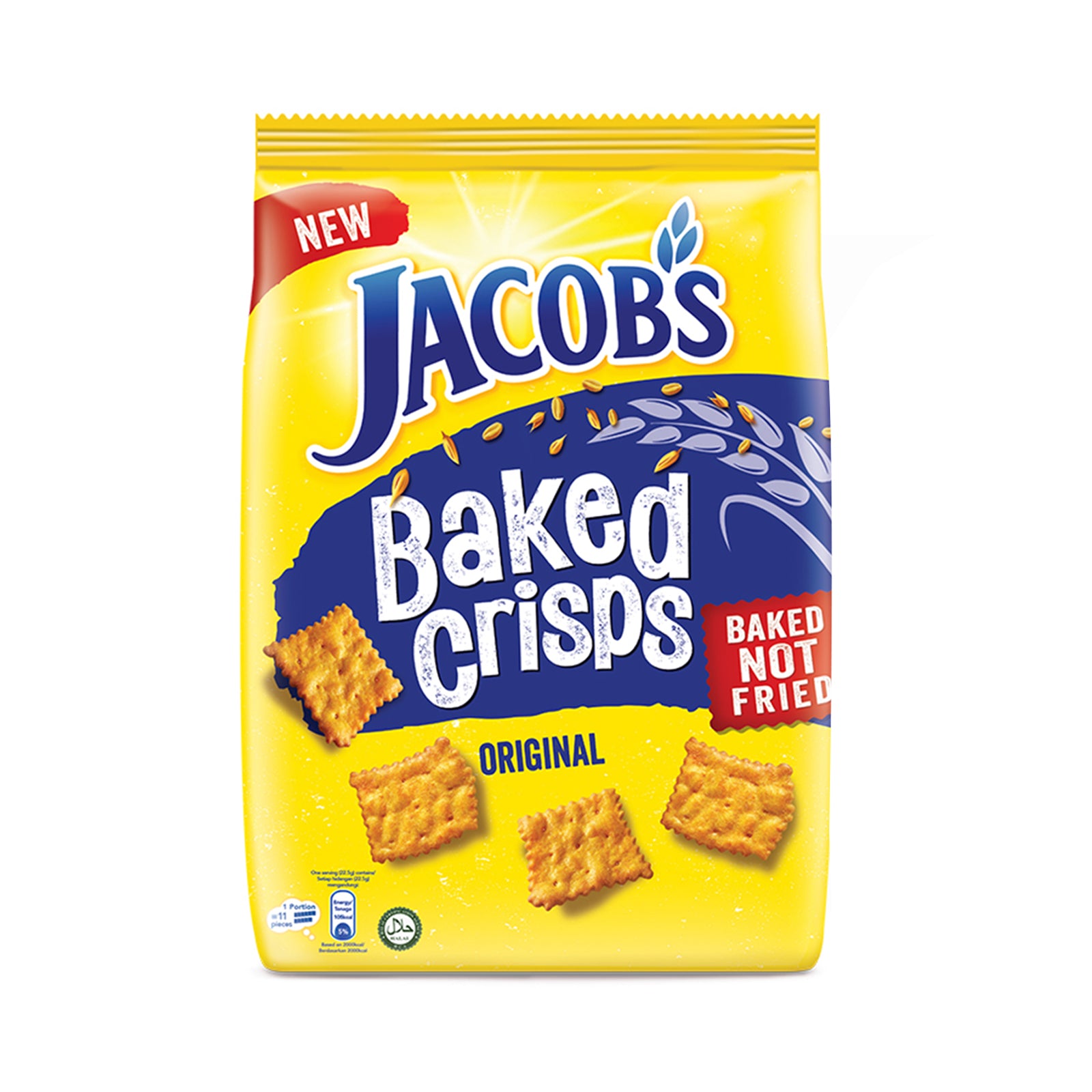 Jacobs Baked Crisps Original Flavour 229g