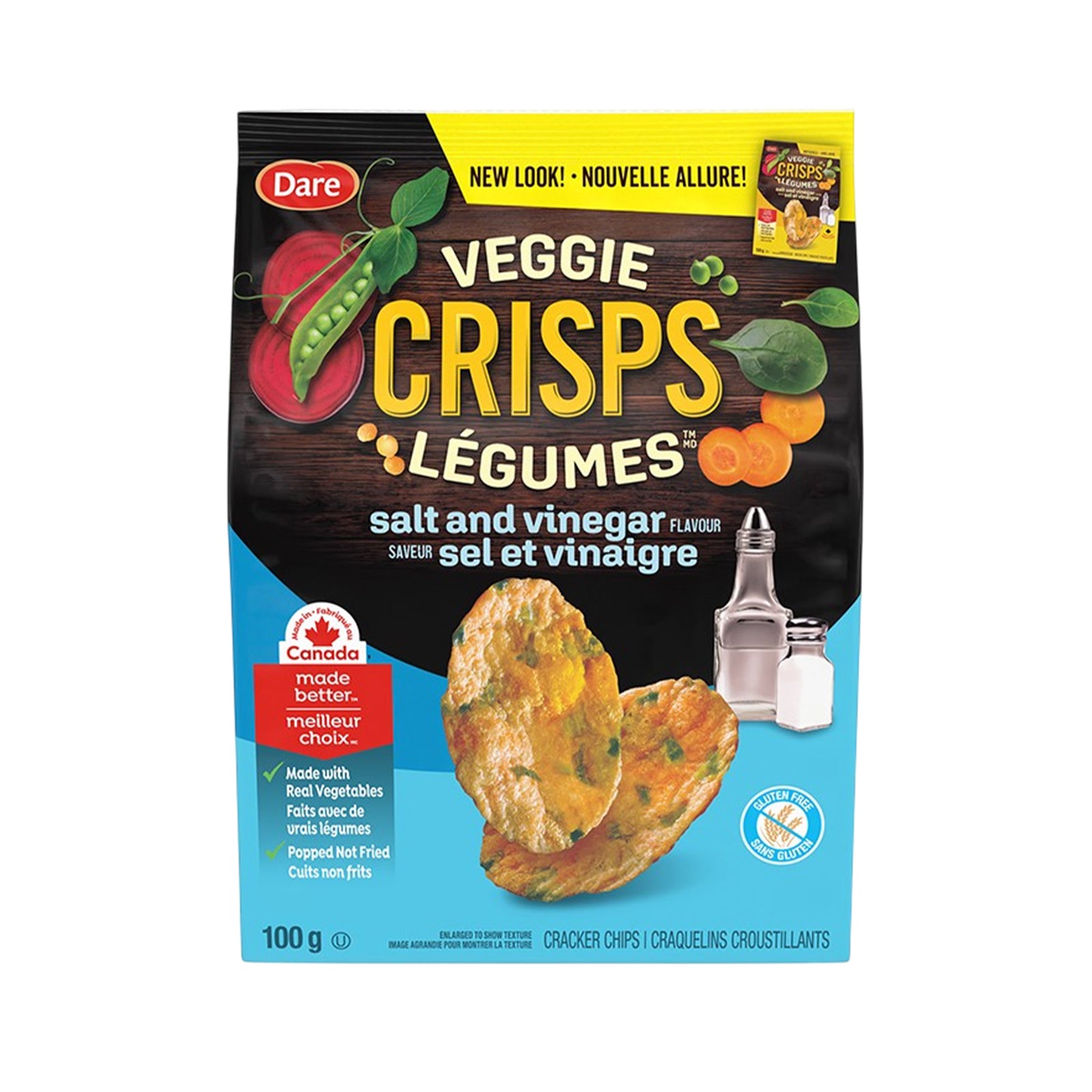 DARE FOOD VGGE CPS LGME(SALT & VNGR)100G