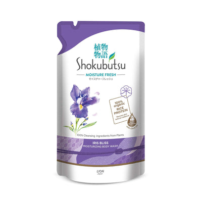 Shokubutsu Iris Bliss Body Wash Refill 500g