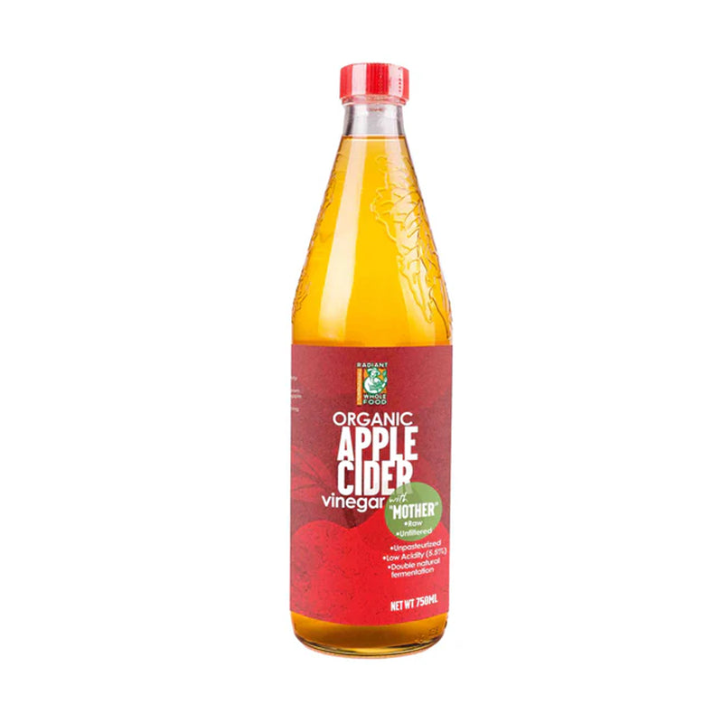 Radiant Organic Apple Cider Vinegar 750ml