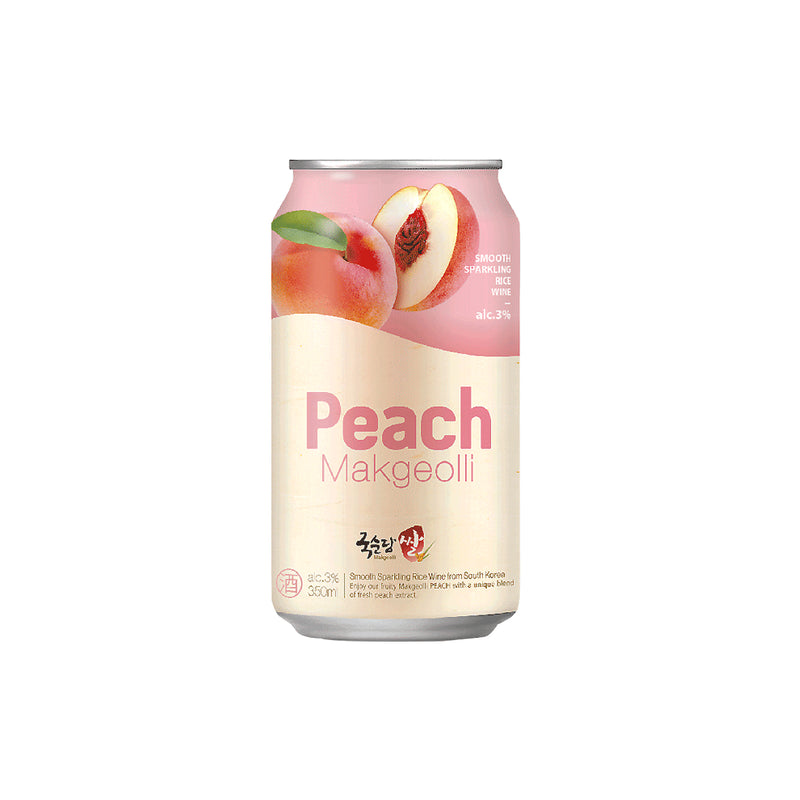 Kooksoondang Makgeolli Peach Can 350ml