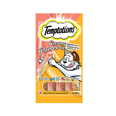 Temptations Creamy Puree Salmon & Cheese 48g