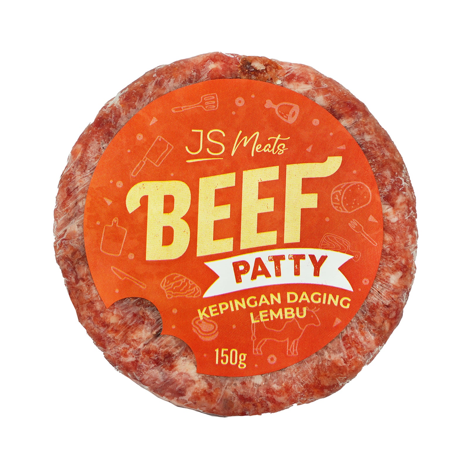 JS Meats Beef Patty 150g