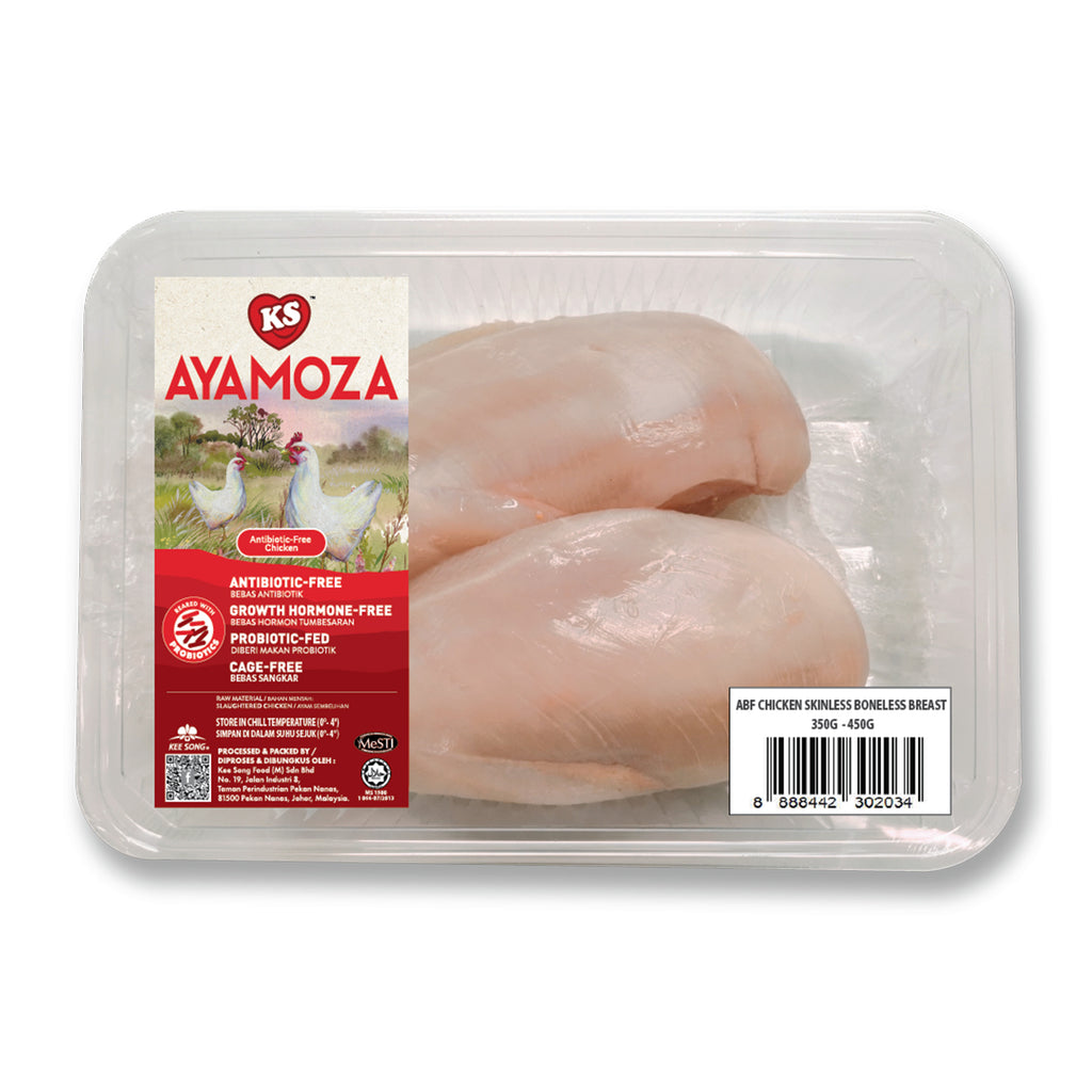 KS Ayamoza ABF Boneless Skinless Chicken Breast 400g+/-