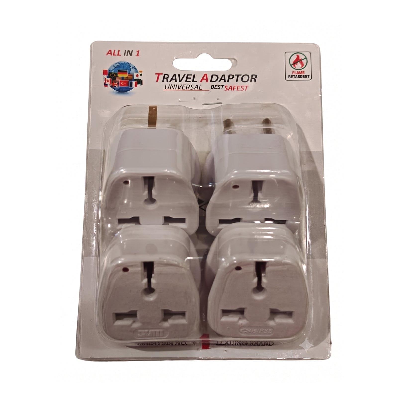 Zeatar Universal Travel Adaptor All in 1 1pack