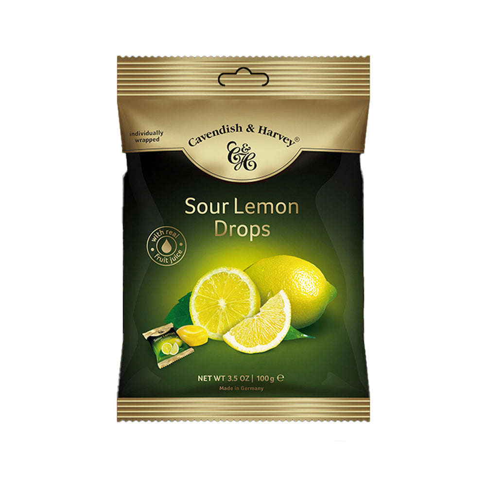Cavendish and Harvey Sour Lemon Drops 100g