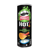 Pringles Flame Kicking Sour Cream Potato Chips (Belgium) 160g
