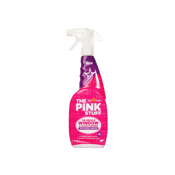 PINK STUFF GLASS CLEANER (ROSE VINEGAR) 850ML (highest price)