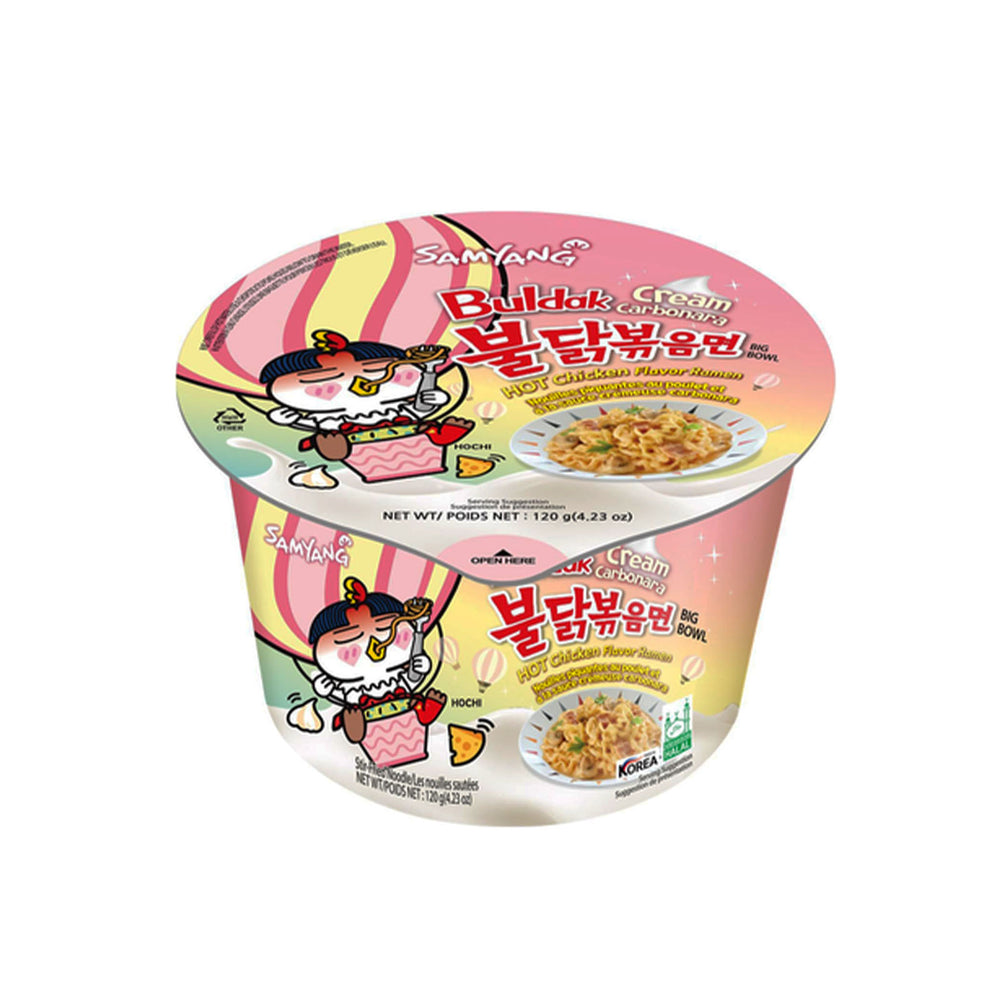 Samyang Hot Chicken Cream Carbonara Ramen (Bowl) 120g