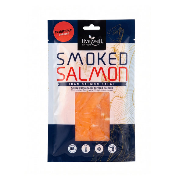 Live Well Smoked Salmon (Traditional) 75g (highest price)