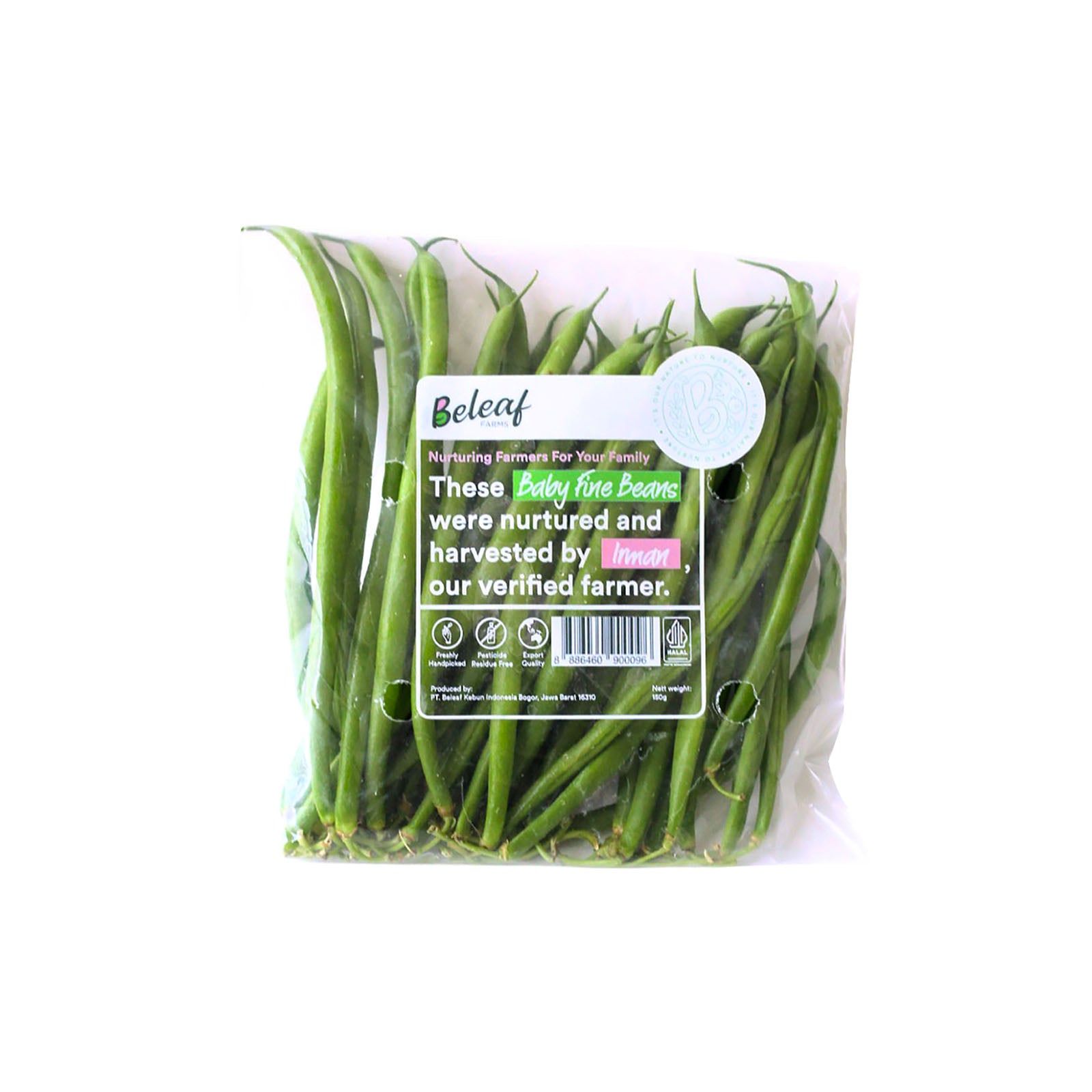 Beleaf Baby Fine Bean (Indonesia) 150g