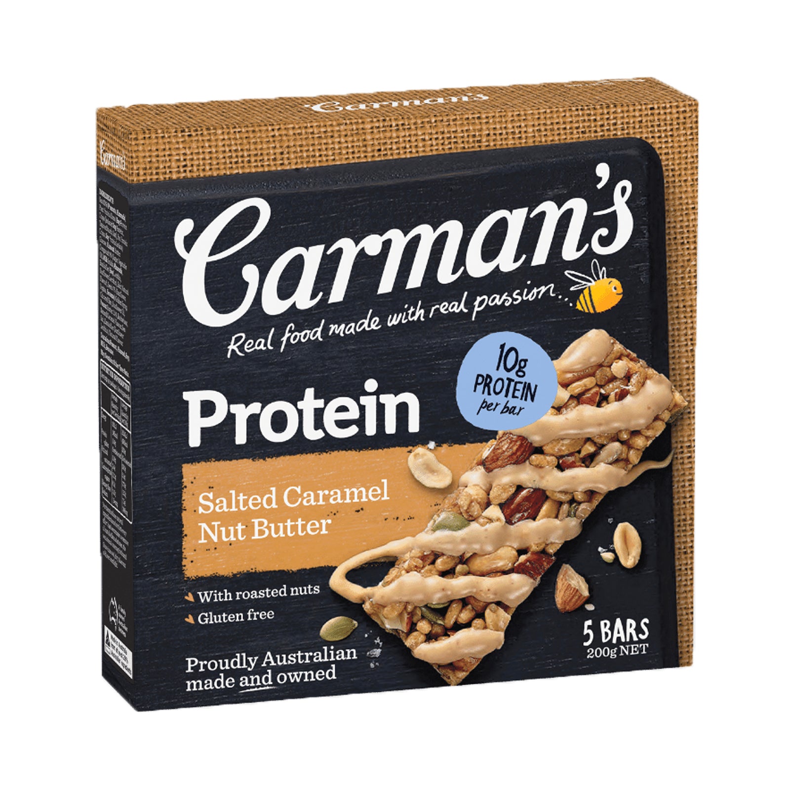 Carman's Salted Caramel Nut with Butter Protein Bar 1pack