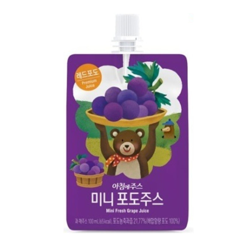 Seoul Milk Grape Juice Mini Pouch 100ml