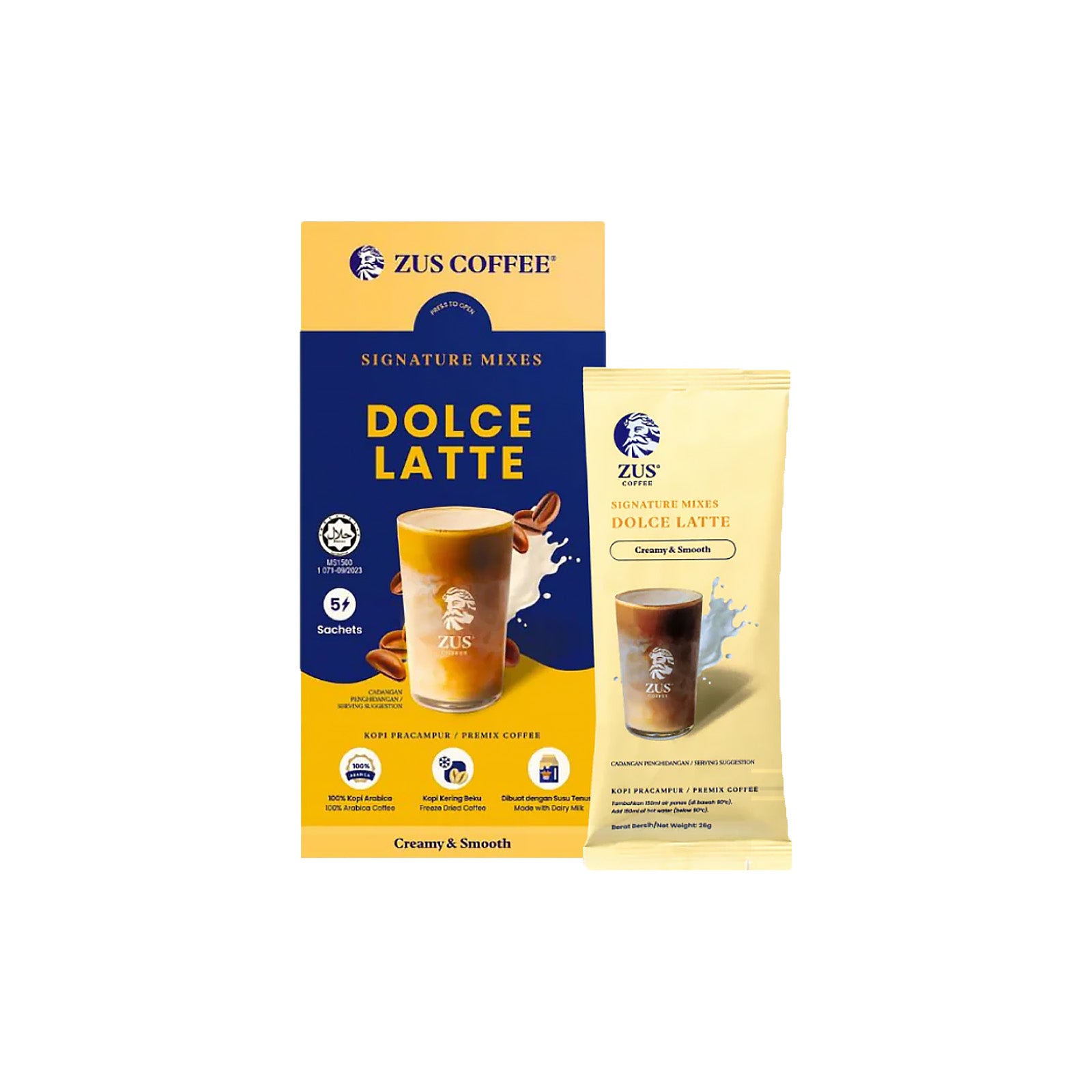 Zus Sign Dolce Latte Mixes Coffee 23g x 5