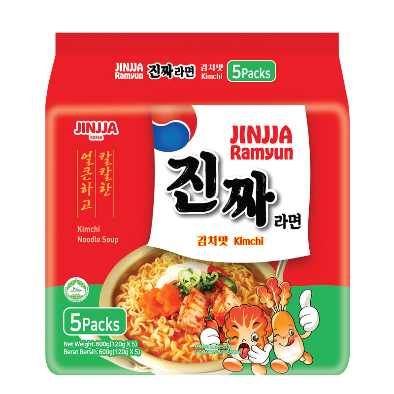 Jinjja Ramyun Kimchi 120g x 5