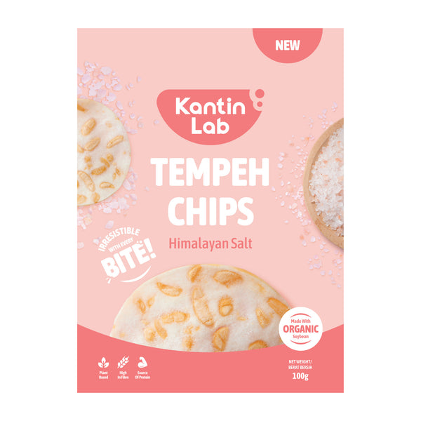 Kantin Lab Himalayan Salt Flavoured Tempeh Chip 80g