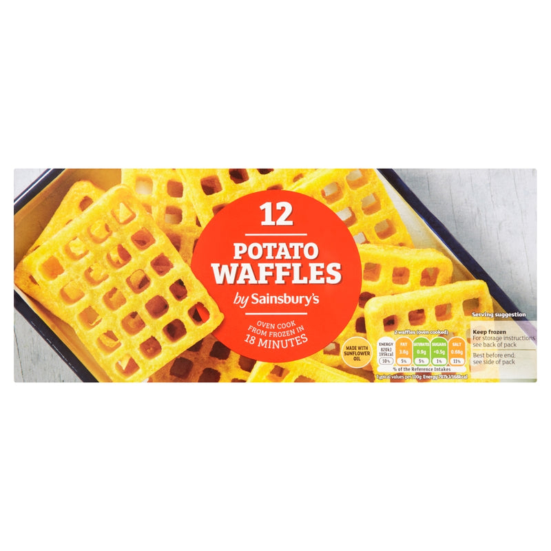 Sainsbury's Frozen Potato Waffles 680g