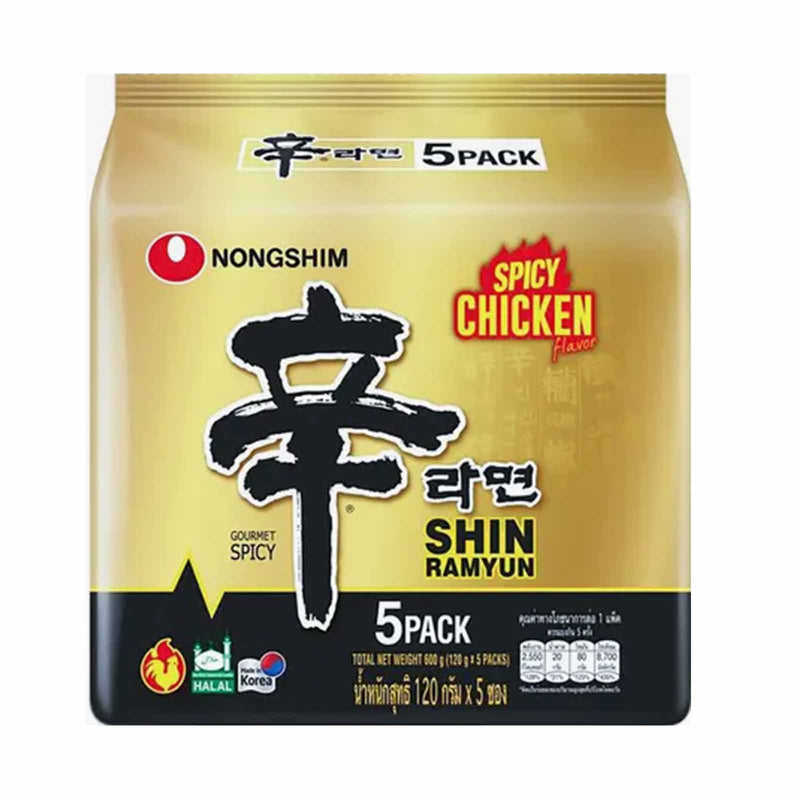 Nongshim Spicy Chicken Ramyun 120g x 5