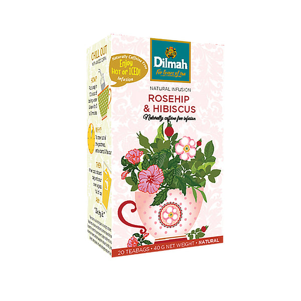 Dilmah Herbal Infusion Rosehip and Hibiscus 1.5g x 20