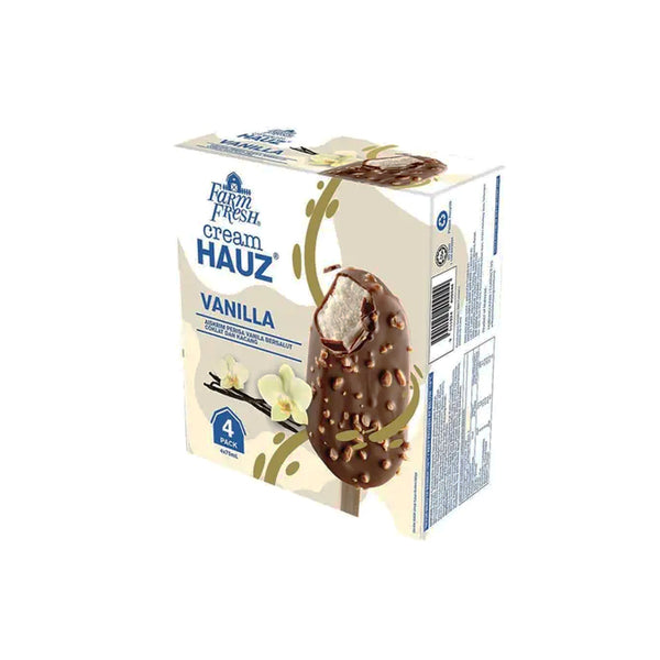 Farm Fresh Cream Hauz Vanilla Ice Cream Multipack 75ml x 4 (highest price)