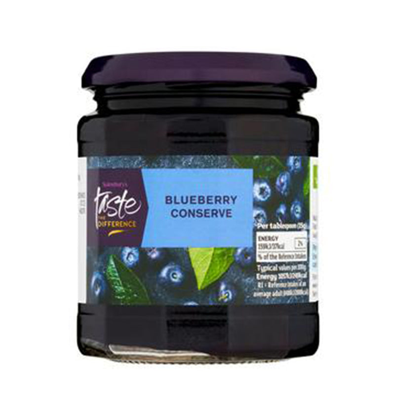 Sainsburys Taste The Difference Blueberry Conserve 340g