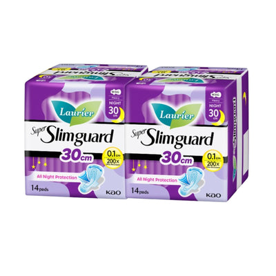 Laurier Super Soft Guard Night 30cm 14pcs x 2