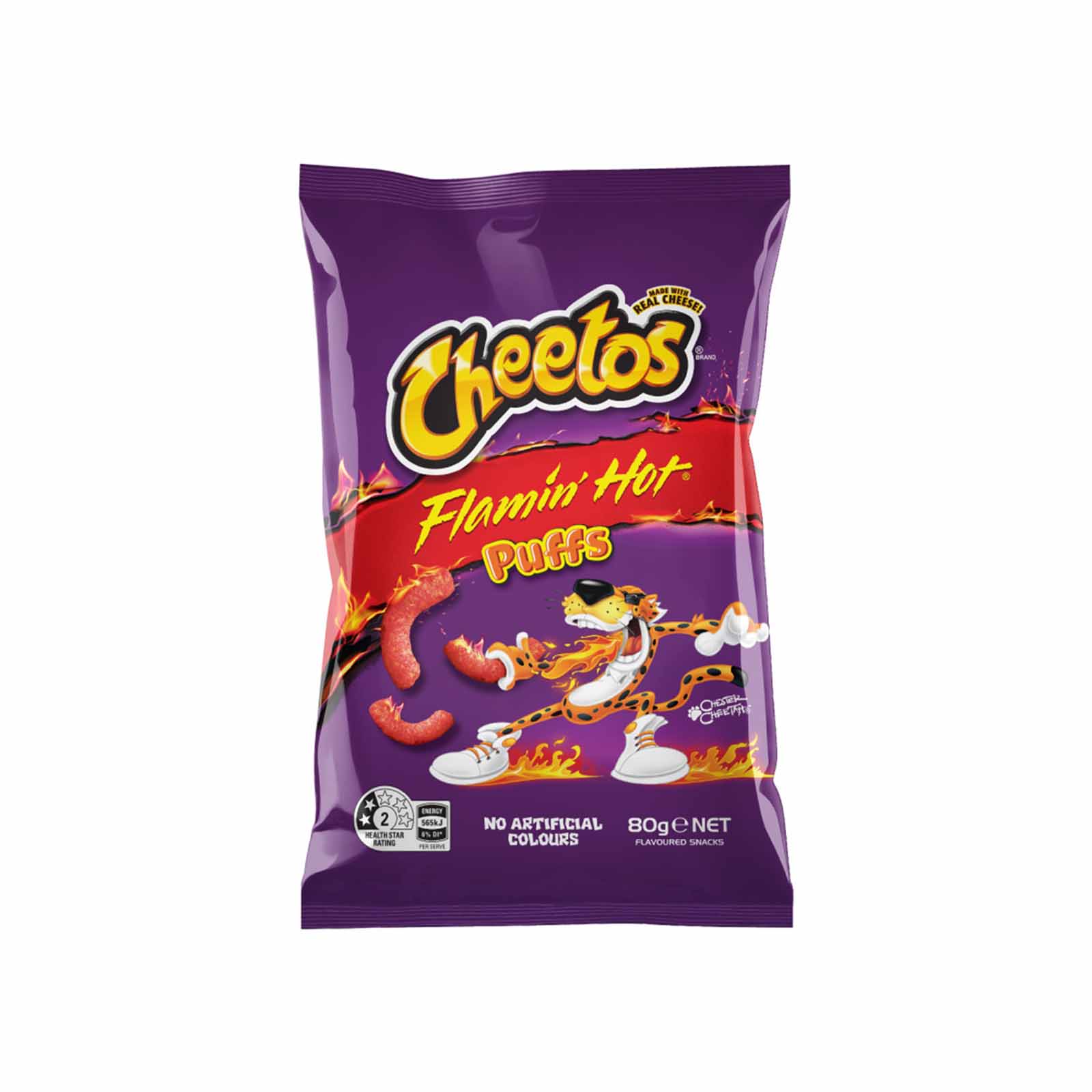 Cheetos Flamin Hot Puffs 80g