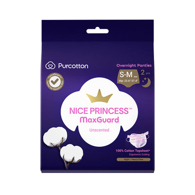 Purcotton Maxguard Panties S-M 2pcs/pack
