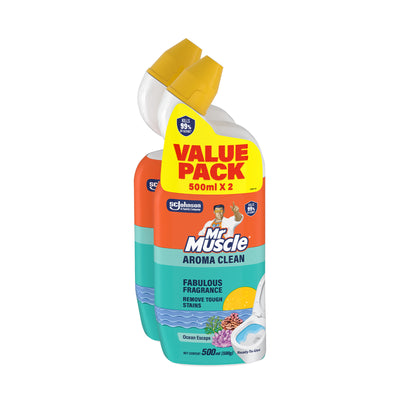Mr Muscle Cleaner Original Toilet Bowl 500ml x 2