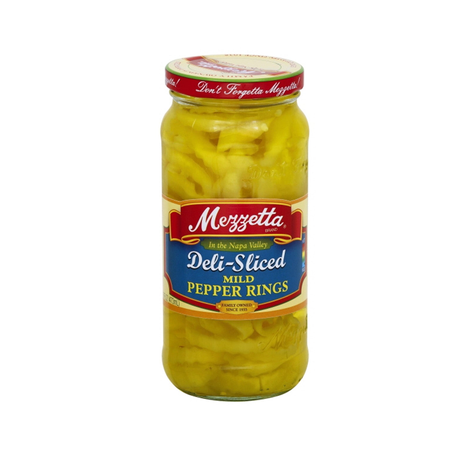 Mezzetta Mild Banana Pepper Rings 453.5g