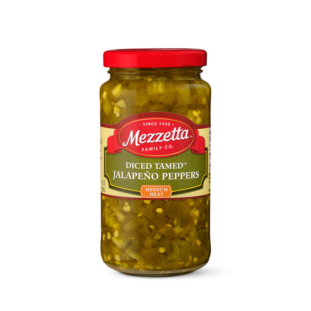 Mezzetta Diced Tamed Jalapenos (Medium Heat) 453.5g