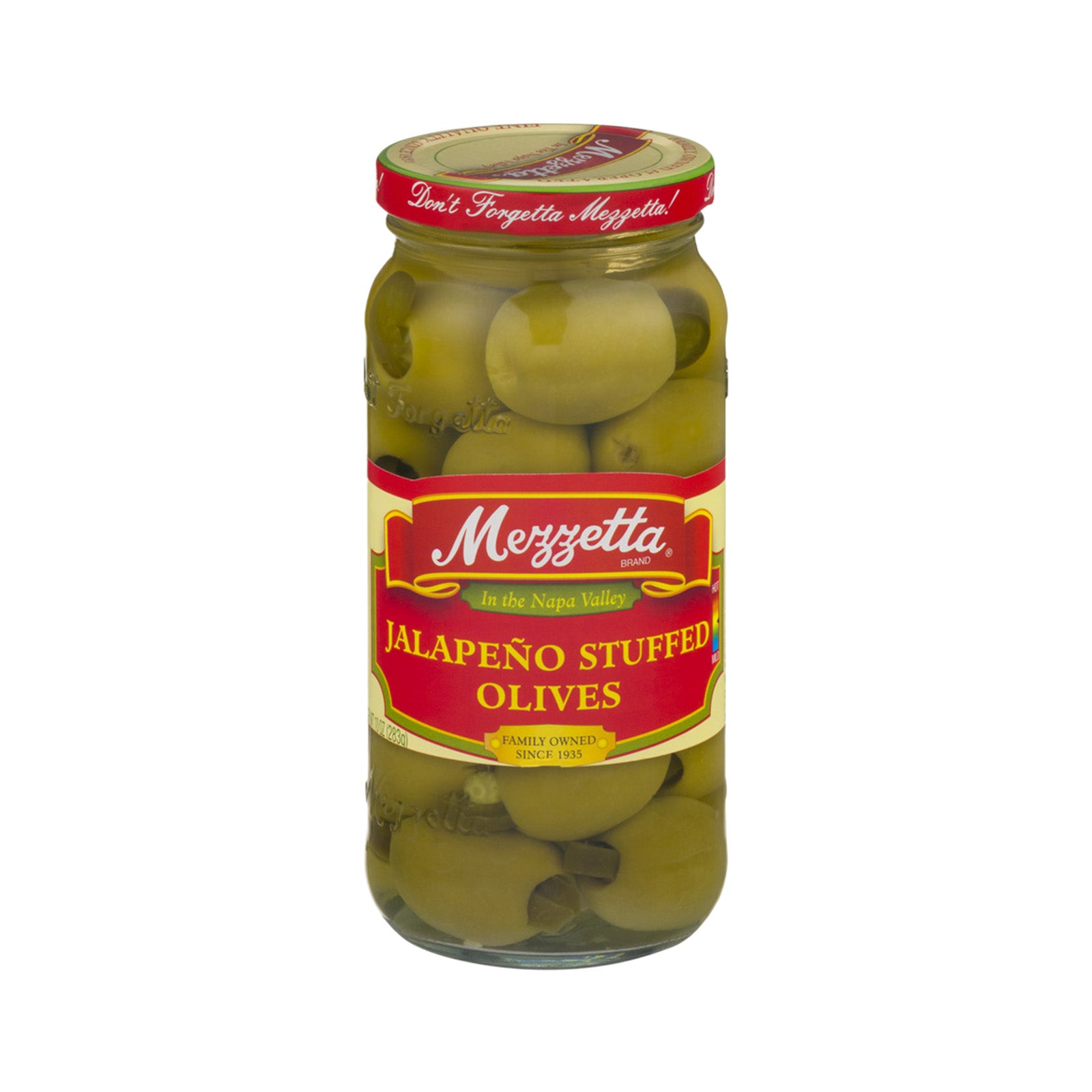 Mezzetta Jalapeno Stuffed Olives 283.4g