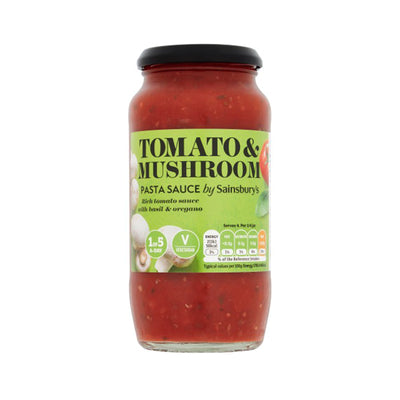 Sainsbury's Tomato & Mushroom Pasta Sauce 500g