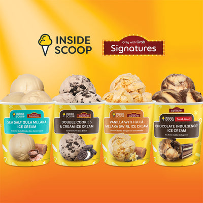 Grab Signatures Inside Scoop Chocolate Indulgence Ice Cream 473ml