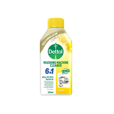 Dettol 6 In 1 Lemon Washing Machine Cleaner 250ml