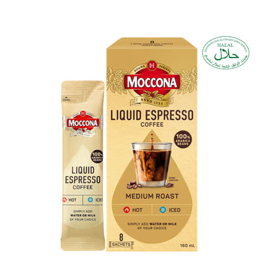 Moccona Liquid Espresso Medium Roast 20ml x 8