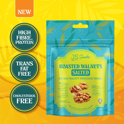 JS Snacks Roasted & Salted Walnuts 80g