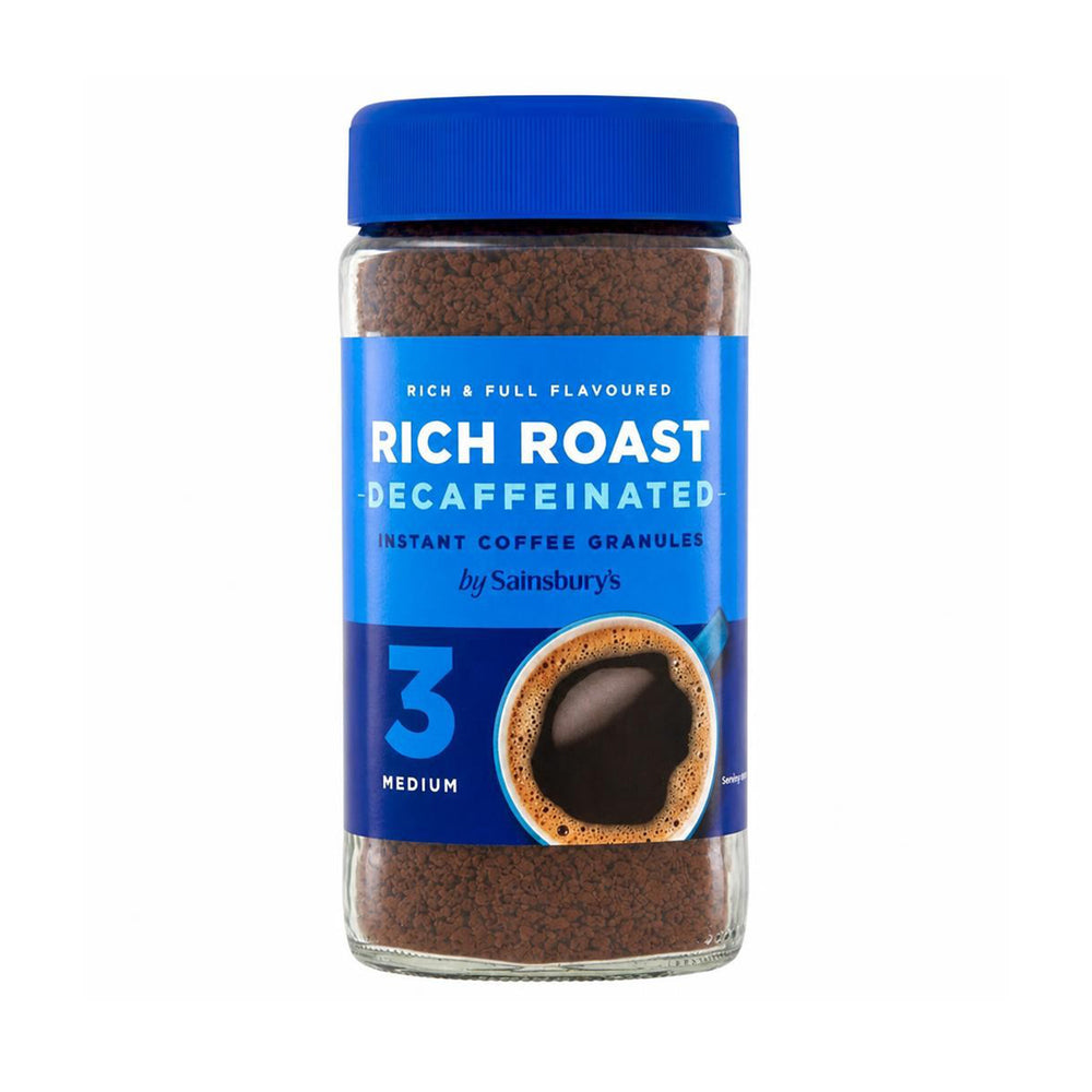 Sainsbury's Rich Roast Decaf Instant Coffee Granules 200g
