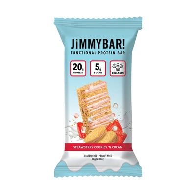 JimmyBar! High Protein Bar Strawberry Crunch 58g