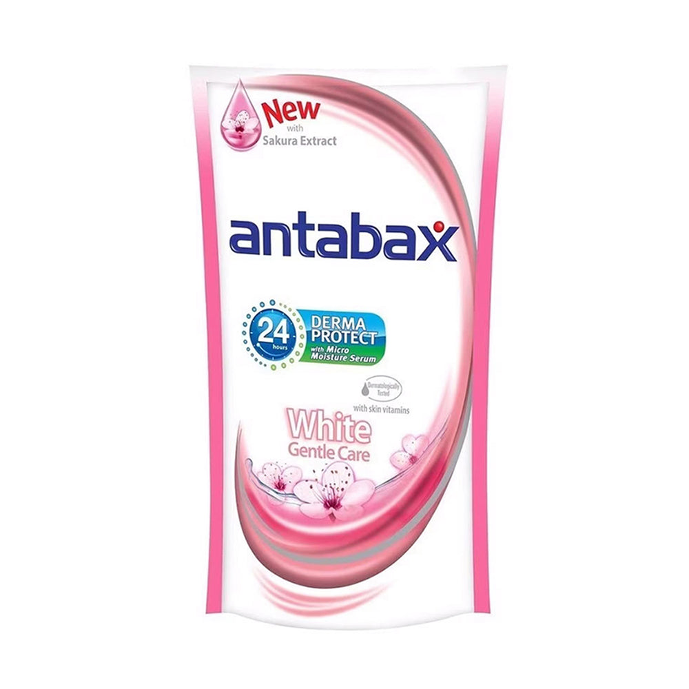 Antabax Antibacterial Shower Cream White Gentle Care Refill Pack 800g