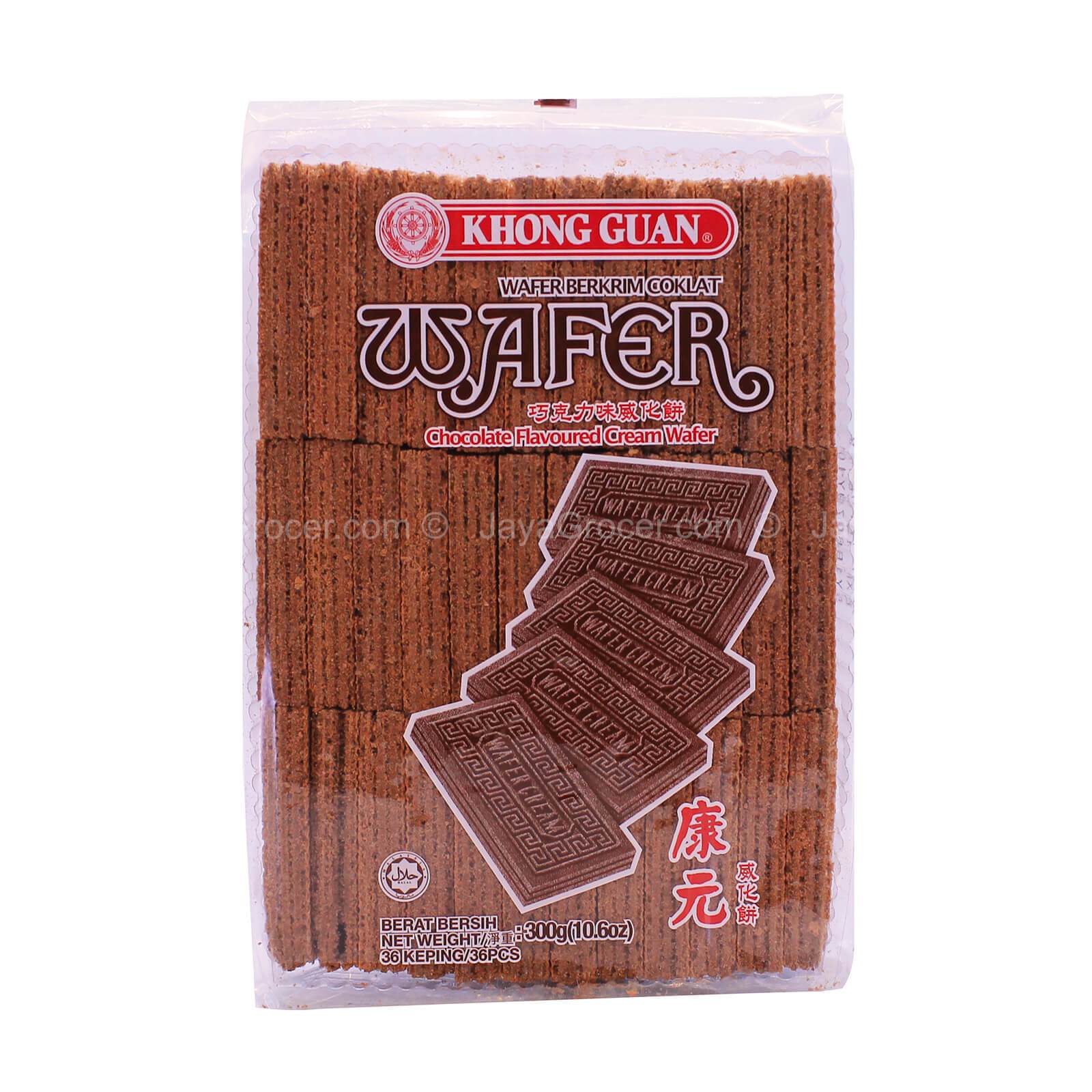 Khong Guan Chocolate Flavoured Cream Wafers 300g
