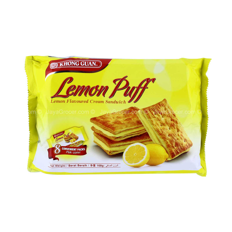 Khong Guan Lemon Puff Biscuit 168g