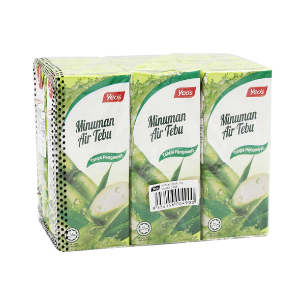 Yeos Sugar Cane 250ml x 6