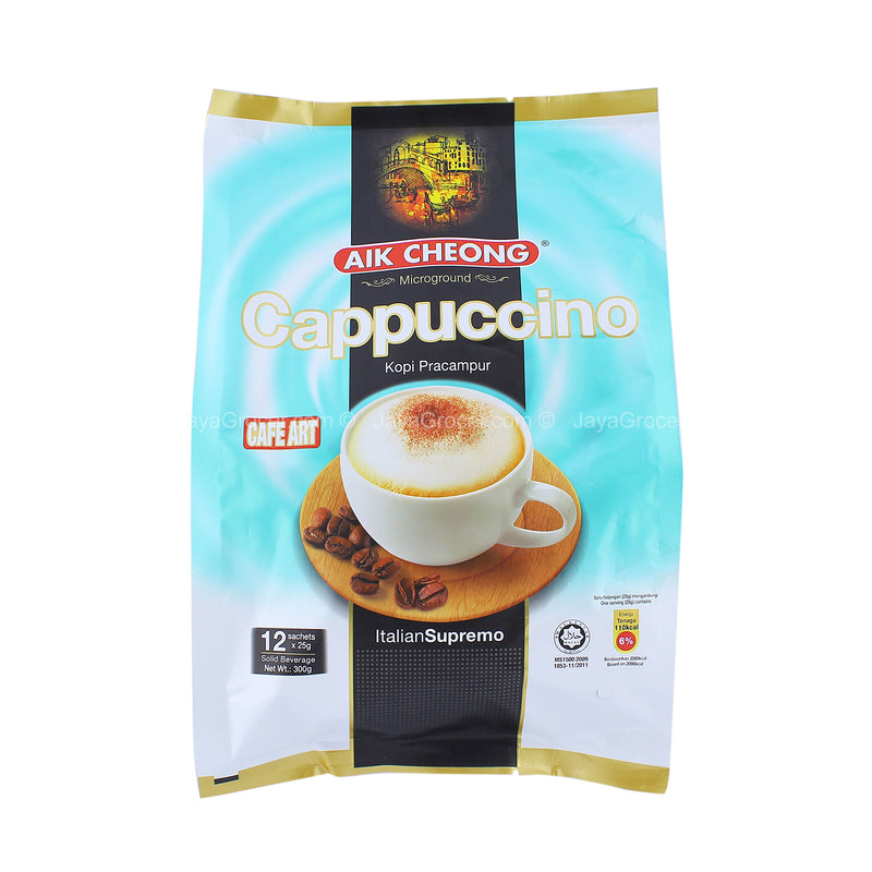 Aik Cheong 3 in 1 Instant Cappuccino 25g x 12